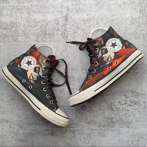 converse chuck taylor harley quinn
